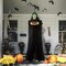 Halloween Hanging Animated Skeleton Ghost Decoration with Sound
